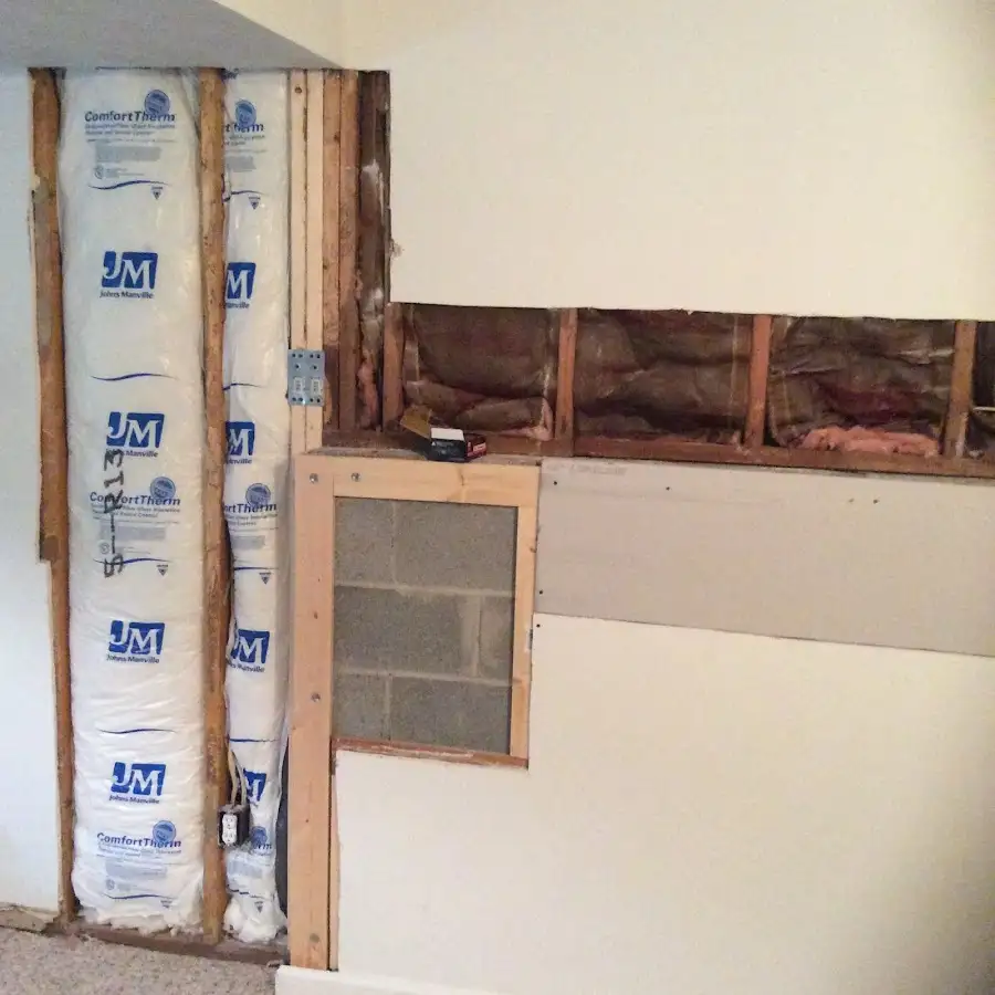 Wall insulation replacement during Contents Cleaning & Restoration in Lawrenceburg